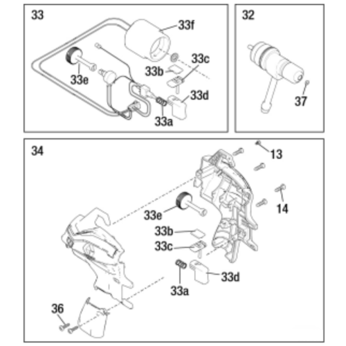 Despiece pistola airless Quickshot - Graco 18H059