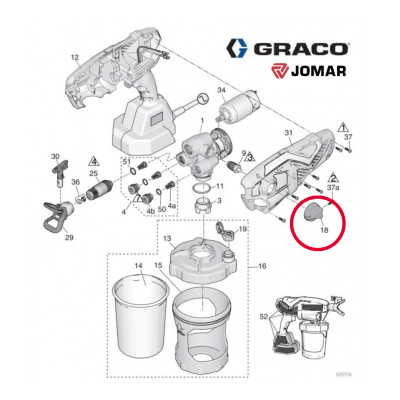 Tornillo, de estrella | Graco 17R614 |