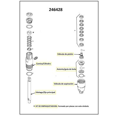 KIT, seat, carbide | Graco 246429 |
