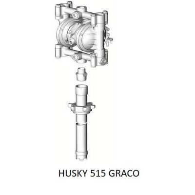 246369 GRACO HUSKY 515 DIAPHRAGM FEED SYSTEM COMPLETE