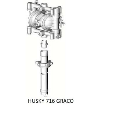 246375 GRACO HUSKY 716 DIAPHRAGM FEED SYSTEM COMPLETE