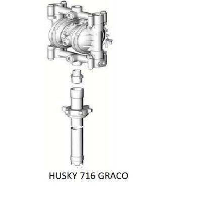 246367 GRACO HUSKY 716,1NPT OUTLET,7BAR WITH DRUM RIS