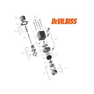 KIT DE LEVA | Devilbiss AGMDPRO-406-K |