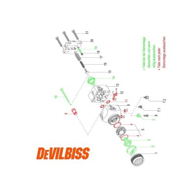 Pieza de presión con resorte | Devilbiss AGMD-115 |