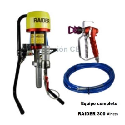 EQUIPO AIRLESS NEUMATICO 30:1 RAIDER 300 COMPLETO | SAGOLA - 30951699
