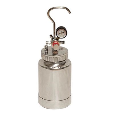 Calderin Presuarizado de 2 litros Aluminio con Regulador aire.