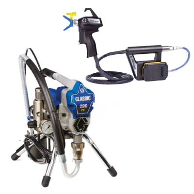 GRACO CLASSIC S 290 SOBRE SOPORTE + CONTRACTOR POWERSHOT STANDARD