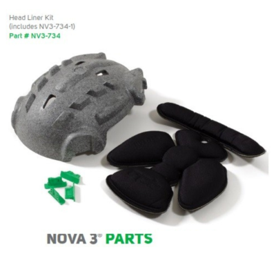 Set Soporte de cabeza / almohadilla para el  Casco Chorreador NOVA 3