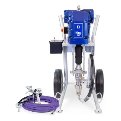 KING ELECTRICOA-E50- KING-MONTAJE EN MURO-Completa con Pistola y Manguera