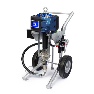 K60FH1 GRACO BOMBA KING, XL60-220, FILTRO,  REL. 60 EN CARRO 2 RUEDAS
