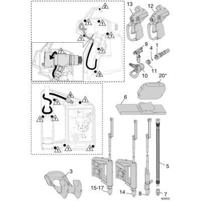 GRACO KIT LABEL PARA PISTOLA POWERSHOT STANDARD - 2006999