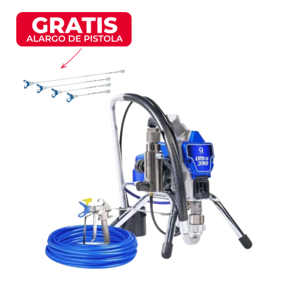 Airless eléctrico Graco Ultra 390 standard con alargo de pistola gratis