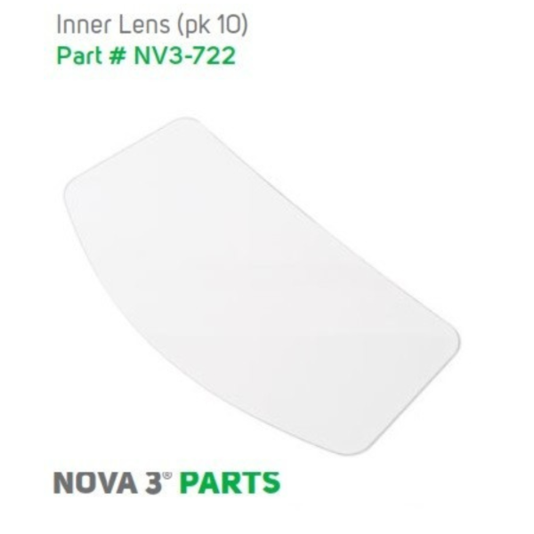 lente dura para casco de chorro de arena Nova 3