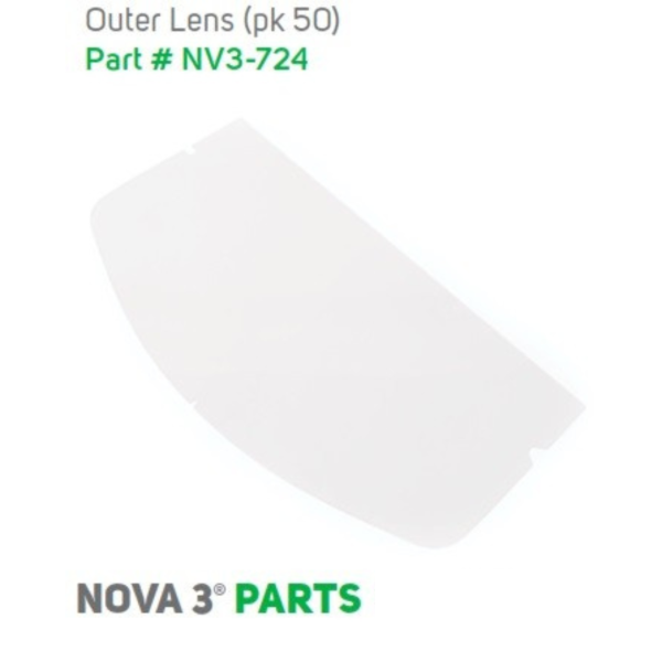 Lente intermedia para el Casco Chorreador NOVA 3  - Pack 50 unids