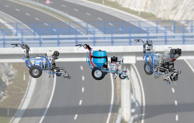 Road signaling machines SAMOA: Excalibur, Zeus and Dragon, power and professional precision