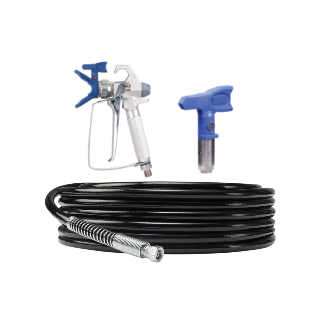 pistola, boquilla y manguera airless para pintura industrial de Graco