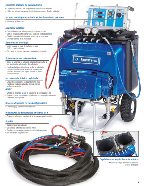 carcateristicas Graco E 10 HD