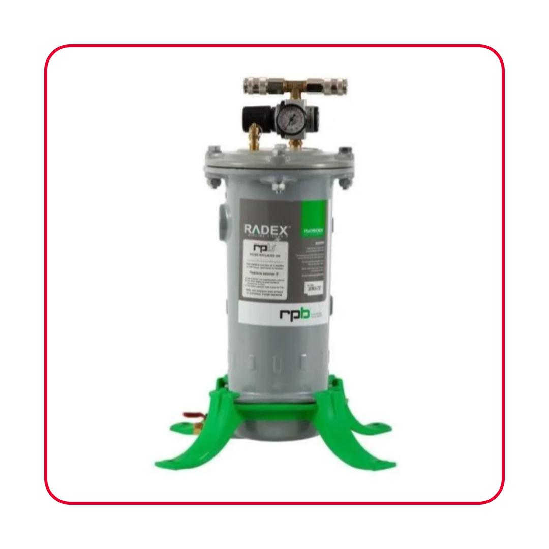 FILTRO DE LINEA CARBON ACTIVO DE AIRE RESPIRABLE RADEX